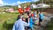 Refahiye'de Göğüs Ağrısı Yaşayan Hasta Hava Ambulansıyla Erzincan'a Nakledildi