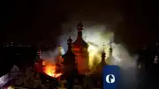 Rus Saldırılarında Kyiv Manastırı Alevlere Teslim Oldu