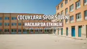 Hacılar Cumhuriyet Meydanı'nda Çocuklara Yönelik Spor ve Oyun Etkinlikleri Düzenlendi