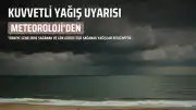 Meteoroloji'den Kuvvetli Yağış Uyarısı: Temmuza Rağmen Yağışlar Sürüyor