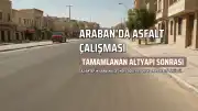 Araban'da Cadde ve Sokaklara Asfalt Döşendi