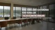 Araç Kiralama Sektöründe Yeni Düzenlemeler: Yaş, Kilometre ve Depozito Sınırları Belirlendi