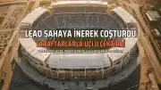 Galatasaray'dan Taraftara Sürpriz: Rafael Leao Sahaya İnerek Üçlü Çektirdi