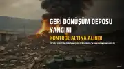 Gebze'deki Geri Dönüşüm Deposu Yangını Kontrol Altına Alındı