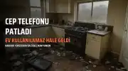 Hakkari'de Cep Telefonu Patlaması Evde Yangına Neden Oldu