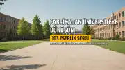 AGÜ öğrencisi Mustafa Karakaya, üniversitenin bez fabrikasından dönüşümünü 103 eserle sergiledi