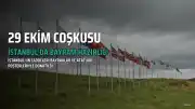 İstanbul'da 29 Ekim Cumhuriyet Bayramı Coşkusu: Caddeler Türk Bayrakları ve Atatürk Posterleriyle Donatıldı