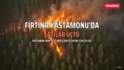 Kastamonu'da Şiddetli Fırtına: 5 İlçede Çatılar Uçtu, Rüzgar Hızı 116 Km'ye Ulaştı