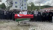 Bolu'da AFAD personeli Ömer Faruk Özkan için düzenlenen cenaze töreni