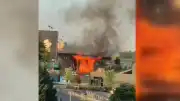 Ankara Çankaya'da bir satış ofisinde yangın meydana geldi