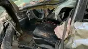 Aydın Germencik'te Otomobilin Ağaca Çarpması Sonucu Bir Ölü ve Bir Yaralı