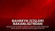 Bahreyn İçişleri Bakanlığı'ndan Sirenlerin Çalması Üzerine Güvenli Alan Çağrısı