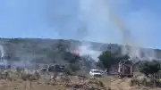 Denizli'de Arıcının Tütsüsü Orman Yangınına Yol Açtı