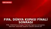 FIFA, Dünya Kupası Finali Sonrası Olaylar İçin Soruşturma Başlattı