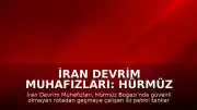 İran Devrim Muhafızları: Hürmüz Boğazı'nda İki Petrol Tankerinde Patlama Yaşandı
