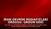 İran Devrim Muhafızları Ordusu: Ürdün'deki Muvaffak Salti Üssü Füze ve İHA Saldırısıyla Hedef Alındı