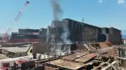 İzmir Aliağa'daki Gemi Söküm Tesislerinde Yangın Çıktı