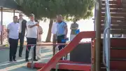İzmir Büyükşehir Belediye Başkanı Dr. Cemil Tugay İnciraltı Kent Ormanı'ndaki Çalışmaları İnceledi
