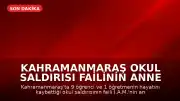 Kahramanmaraş Okul Saldırısı Failinin Anne ve Babası Hakkında İstenen Cezalar Belli Oldu