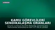 Kamu Görevlileri Sendikalaşma Oranları Açıklandı: Birleşik Kamu-İş Üye Sayısını Artırdı