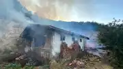 Kastamonu'da Ahşap Evde Başlayan Yangın Ormanlık Alana Sıçradı