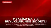 Meksika'da 7,3 Büyüklüğünde Şiddetli Deprem: Tsunami Uyarısı Yapıldı
