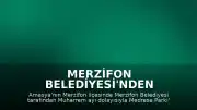 Merzifon Belediyesi'nden Muharrem Ayı Etkinliği: Vatandaşlara Aşure İkram Edildi