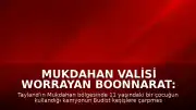 Mukdahan Valisi Worrayan Boonnarat: "11 yaşındaki çocuğun kullandığı kamyon 8 kişinin ölümüne yol açtı"