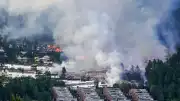 Norveç Drammen'de Büyük Yangın: 100'den Fazla Konut Kül Oldu