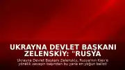 Ukrayna Devlet Başkanı Zelenskiy: "Rusya bu gece Kiev'e yönelik en yoğun balistik füze saldırılarından birini düzenledi"