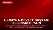 Ukrayna Devlet Başkanı Zelenskiy: "Son Rus saldırılarında en az 6 kişi öldü, 33 kişi yaralandı"