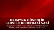 Ukrayna Güvenlik Servisi: Kırım'daki Saki Askeri Havaalanı'nda konuşlu savaş uçaklarına saldırı düzenlendi