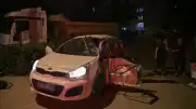 Ümraniye'de Hafriyat Kamyonu ile Otomobil Çarpıştı: 4 Yaralı