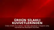 Ürdün Silahlı Kuvvetlerinden Açıklama: İran'dan Ateşlenen 3 Füze Ülke Topraklarına Düştü