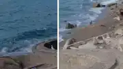 Zonguldak Filyos Sahili'nde Askeri Olduğu Düşünülen İHA Bulundu
