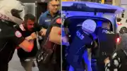 Aksaray'da Aile Kavgası: Şüphelilerden Biri Güçlükle, Diğeri Oynayarak Gözaltına Alındı