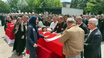 Tekirdağ'da Şehit Düşen Polis Memurları E.T. ve E.K. İçin Tören Düzenlendi