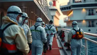 Hantavirüs Tespit Edilen Gemide Yolcular Tahliye Ediliyor