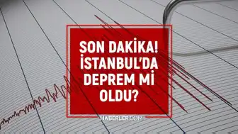 İstanbul'da Sabah Saatlerinde Sarsıntı Hissedildi