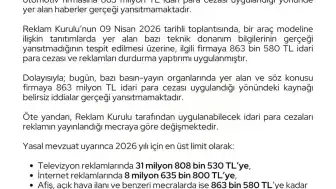 Ticaret Bakanlığı'ndan Otomotiv Firmasına Uygulanan Ceza Hakkında Açıklama