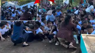 Filipinler'de 7,8'lik Deprem Okulda Panik Yarattı: Yapı Çöktü, Öğrenciler Güvenli Alanlara Kaçıştı