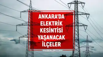 Başkent'te Planlı Elektrik Kesintileri: 3-5 Haziran 2026