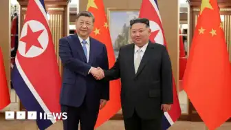 Xi Jinping ve Kim Jong Un, Kuzey Kore Ziyaretini Güçlenen Bağlarla Tamamladı