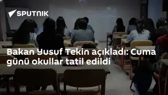 Milli Eğitim Bakanı Yusuf Tekin: LGS Sınavı Milli Takım Maçı Nedeniyle Ertelendi