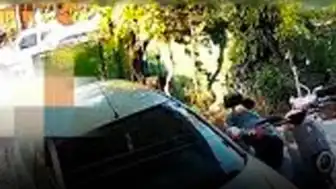Fethiye'de kapı gıcırtısı tartışması kanlı bitti: Silahlı saldırı görüntüleri ortaya çıktı