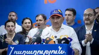 Ermenistan'da Parlamento Seçimlerini Sivil Sözleşme Partisi Önde Götürüyor