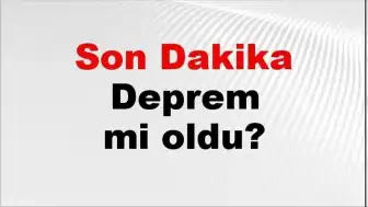 01 Haziran 2026 Tarihinde Türkiye'de Meydana Gelen Depremler: AFAD ve Kandilli Son Verileri