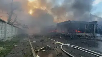 Rusya'dan Ukrayna'ya Yoğun Füze ve İHA Saldırısı: Kiev ve Harkiv'de Hasar Var
