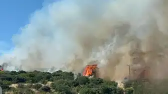 Çanakkale'de Orman Yangını: Havadan ve Karadan Müdahale Devam Ediyor