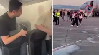 Ankara Esenboğa Havalimanı'nda Yolcu Uçağında Powerbank Duman Çıkardı, Yolcular Tahliye Edildi